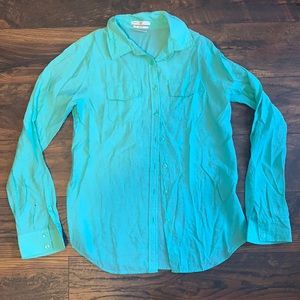 Van Heusen long-sleeve Mint Green button down